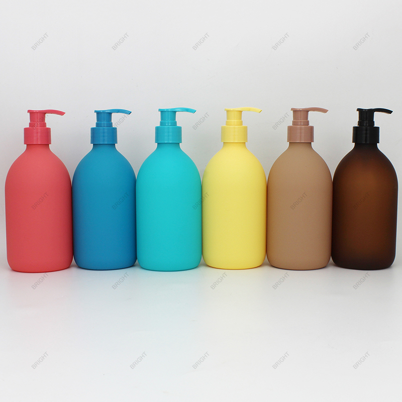 Custom Capacity Round Clear Plastic Lotion Bottle